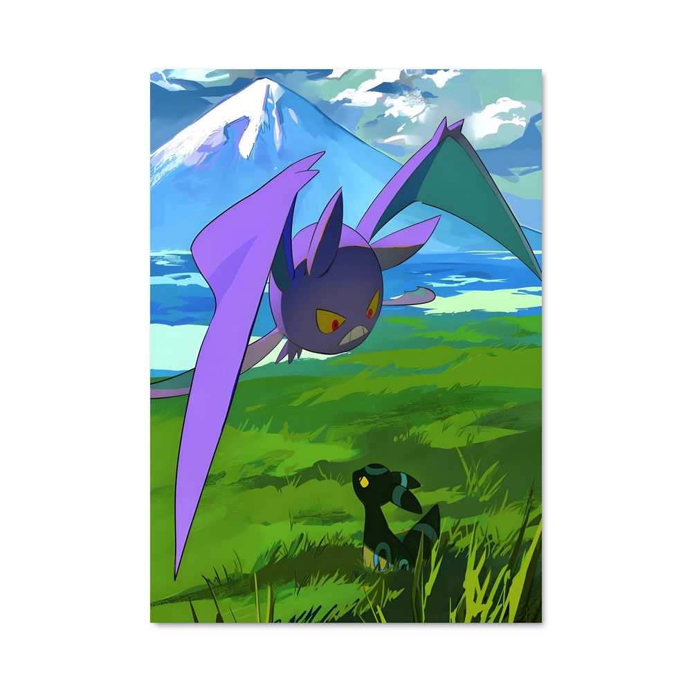 Poster Crobat Fantaisie – affiche Pokemon