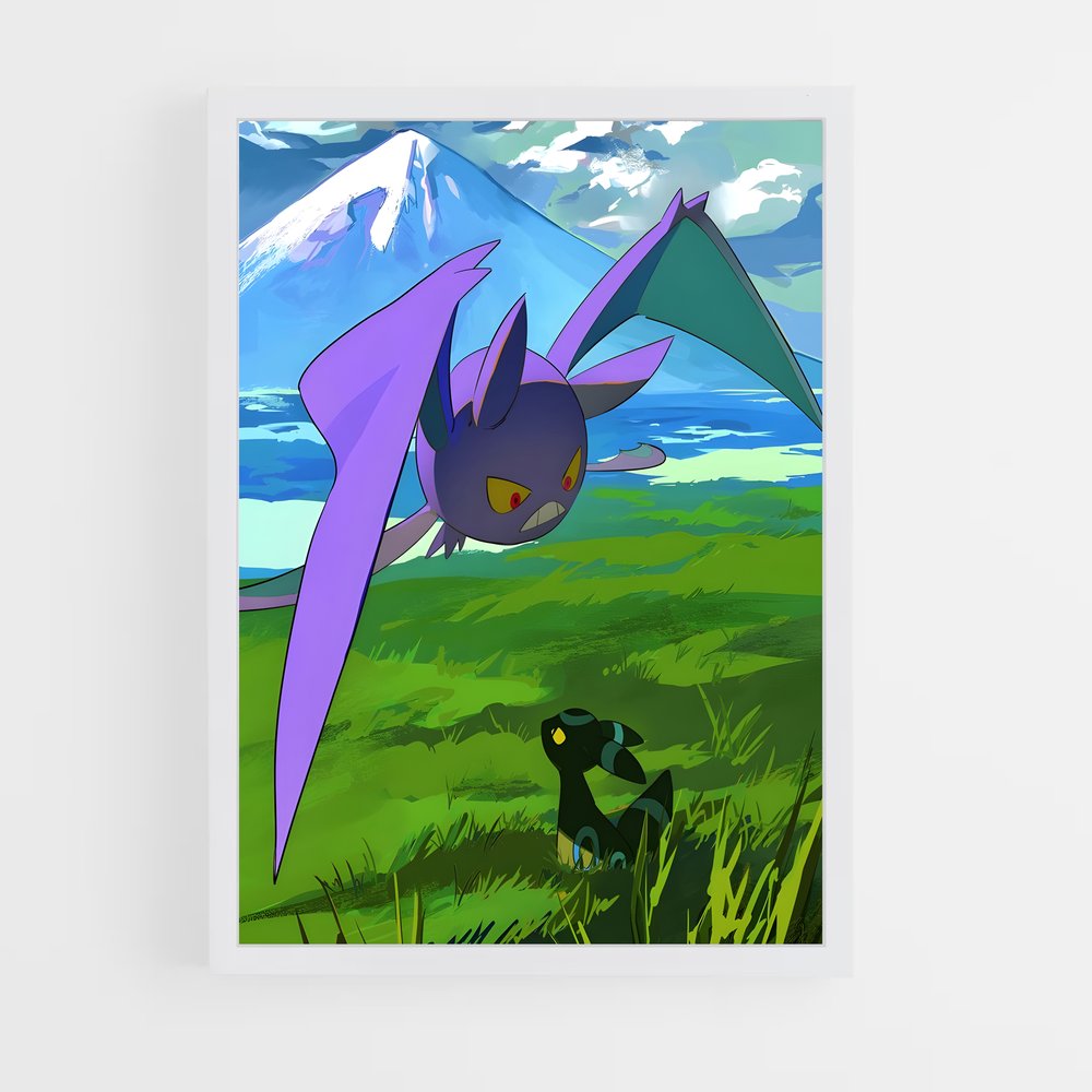 Poster Crobat Fantaisie – affiche Pokemon (vue 3)