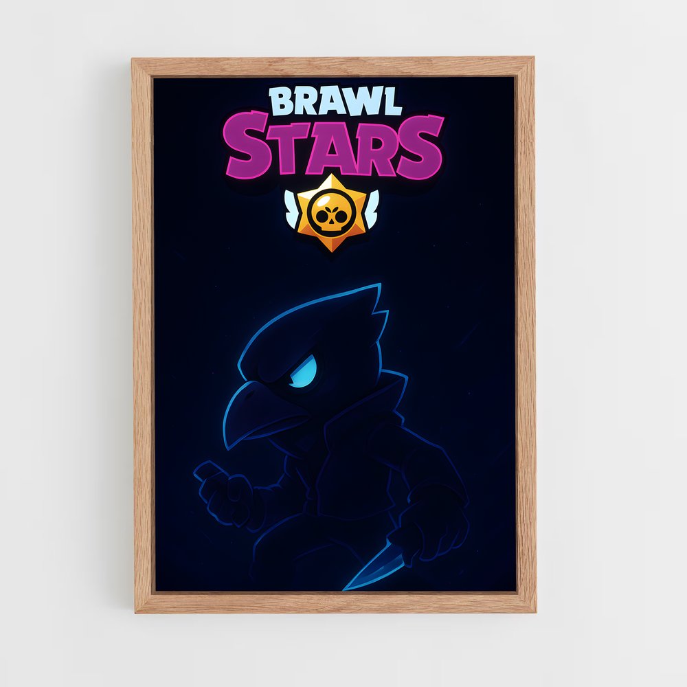 Poster Étoile de Cartoon – affiche Brawl Star (vue 4)