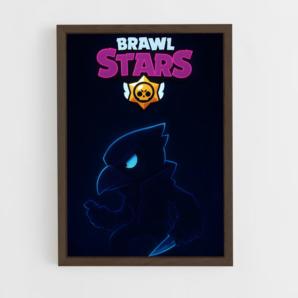 Poster Étoile de Cartoon – affiche Brawl Star (vue 5)
