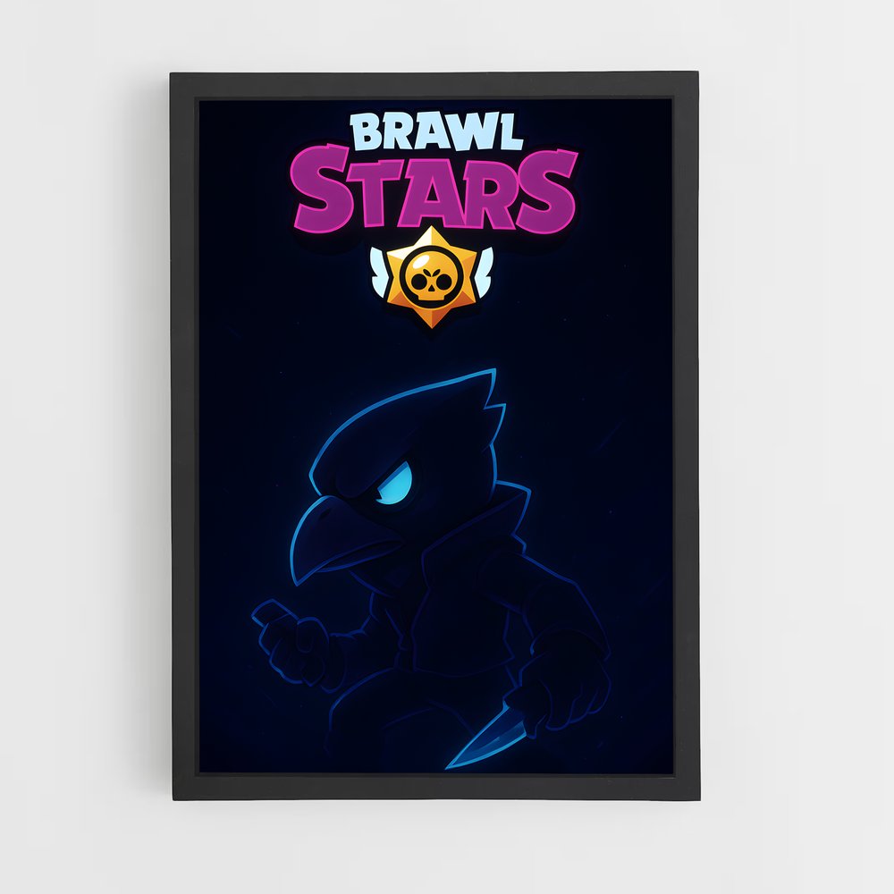 Poster Étoile de Cartoon – affiche Brawl Star (vue 2)
