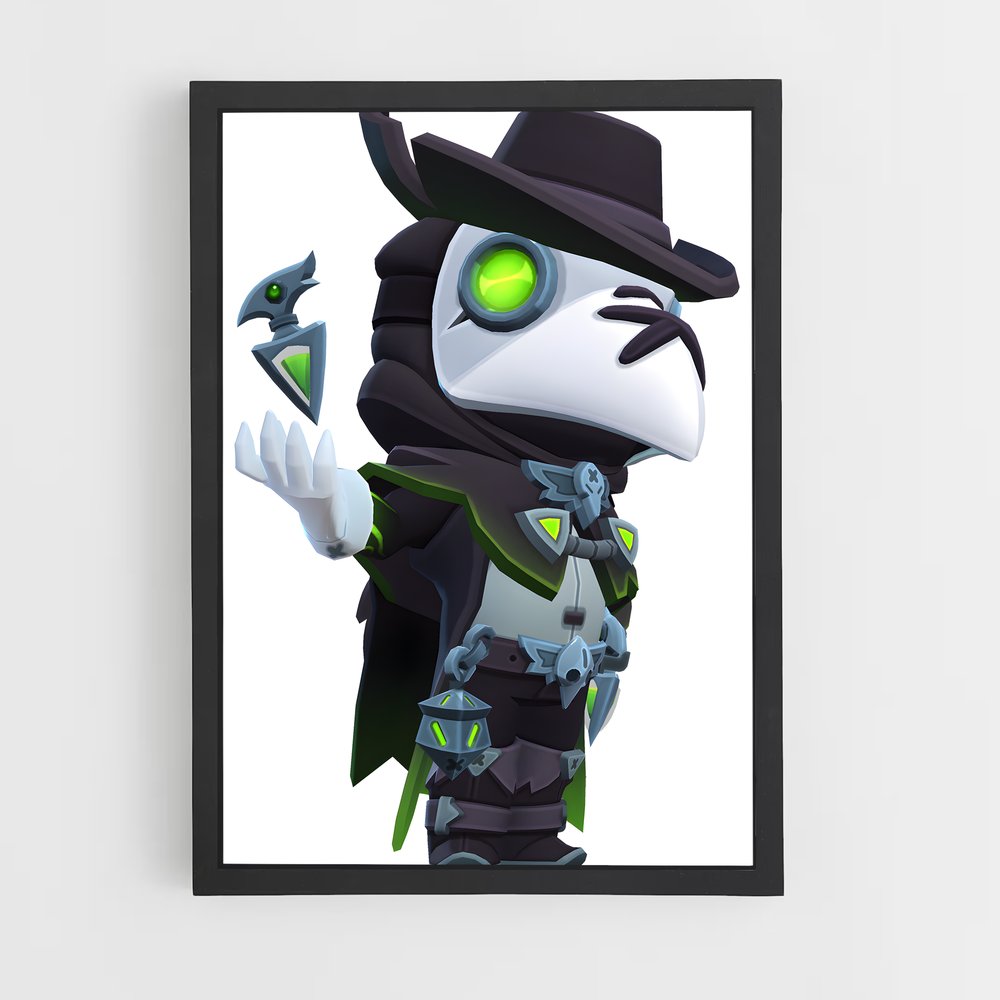 Poster Le Corbeau Chic – affiche Brawl Star (vue 2)