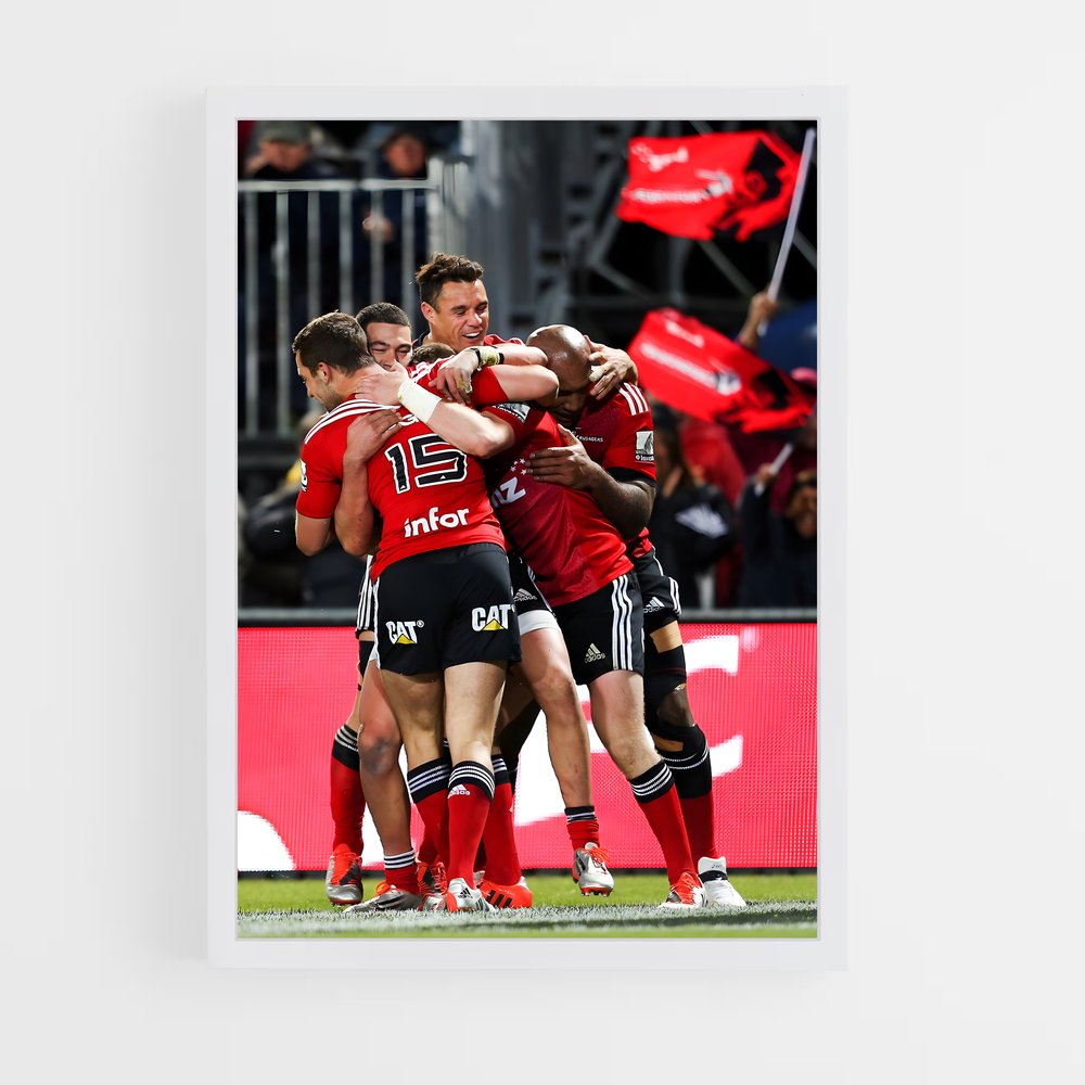 Poster Crusaders en Duel – affiche Rugby (vue 3)