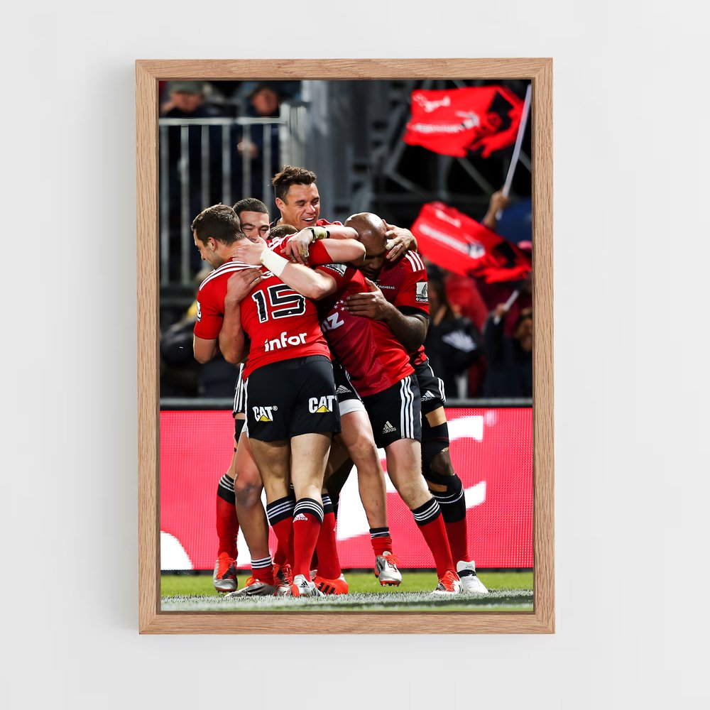 Poster Crusaders en Duel – affiche Rugby (vue 4)