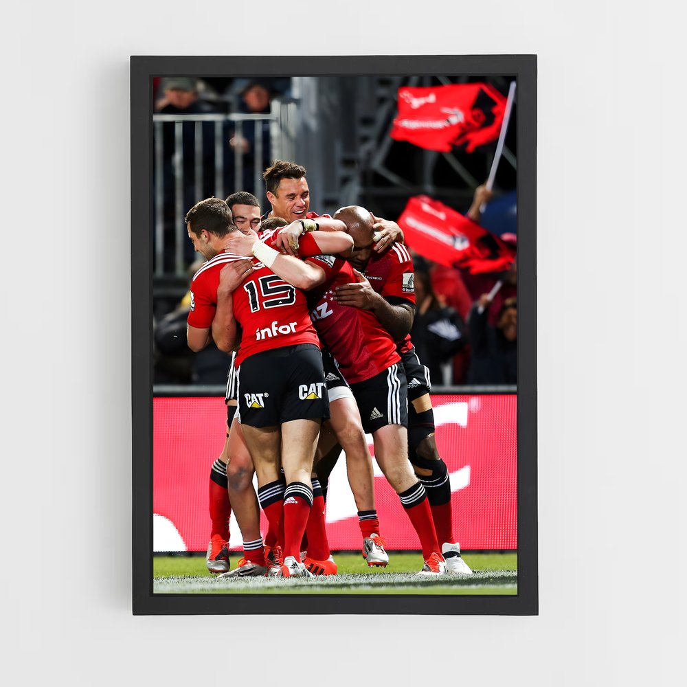 Poster Crusaders en Duel – affiche Rugby (vue 2)