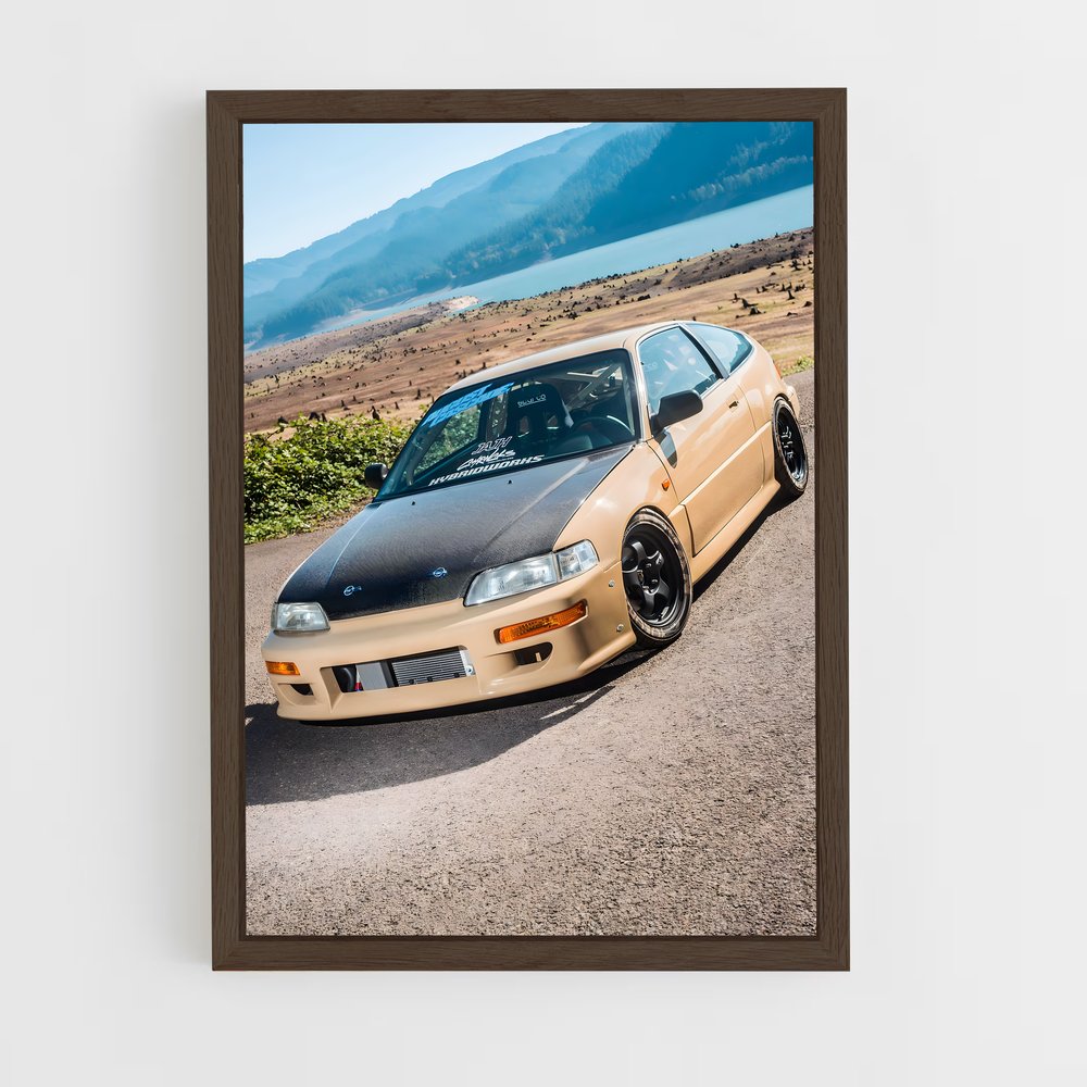 Poster Crx Route – affiche Honda (vue 5)