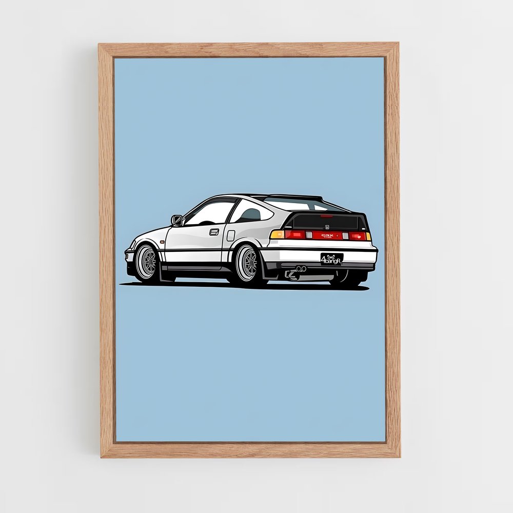 Poster White Dream – affiche Honda (vue 4)