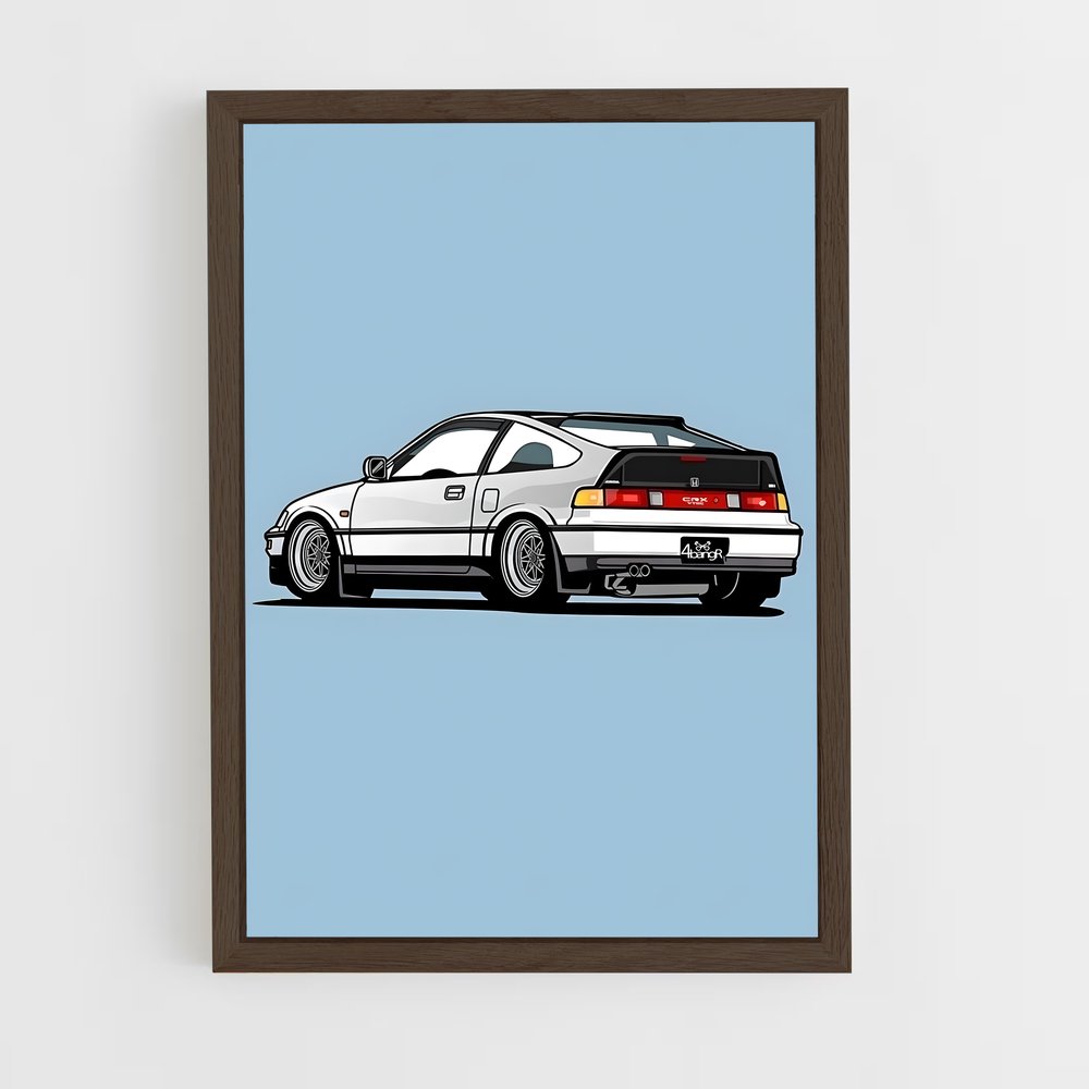 Poster White Dream – affiche Honda (vue 5)
