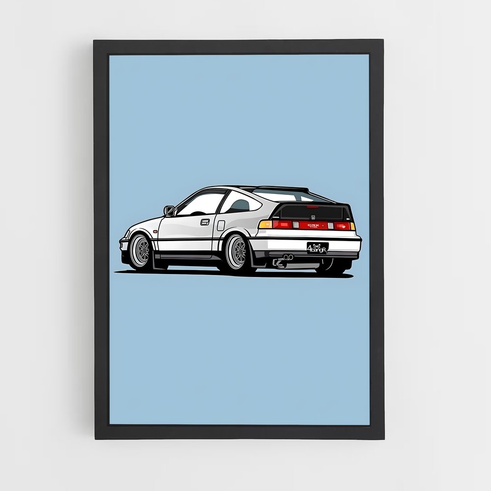 Poster White Dream – affiche Honda (vue 2)