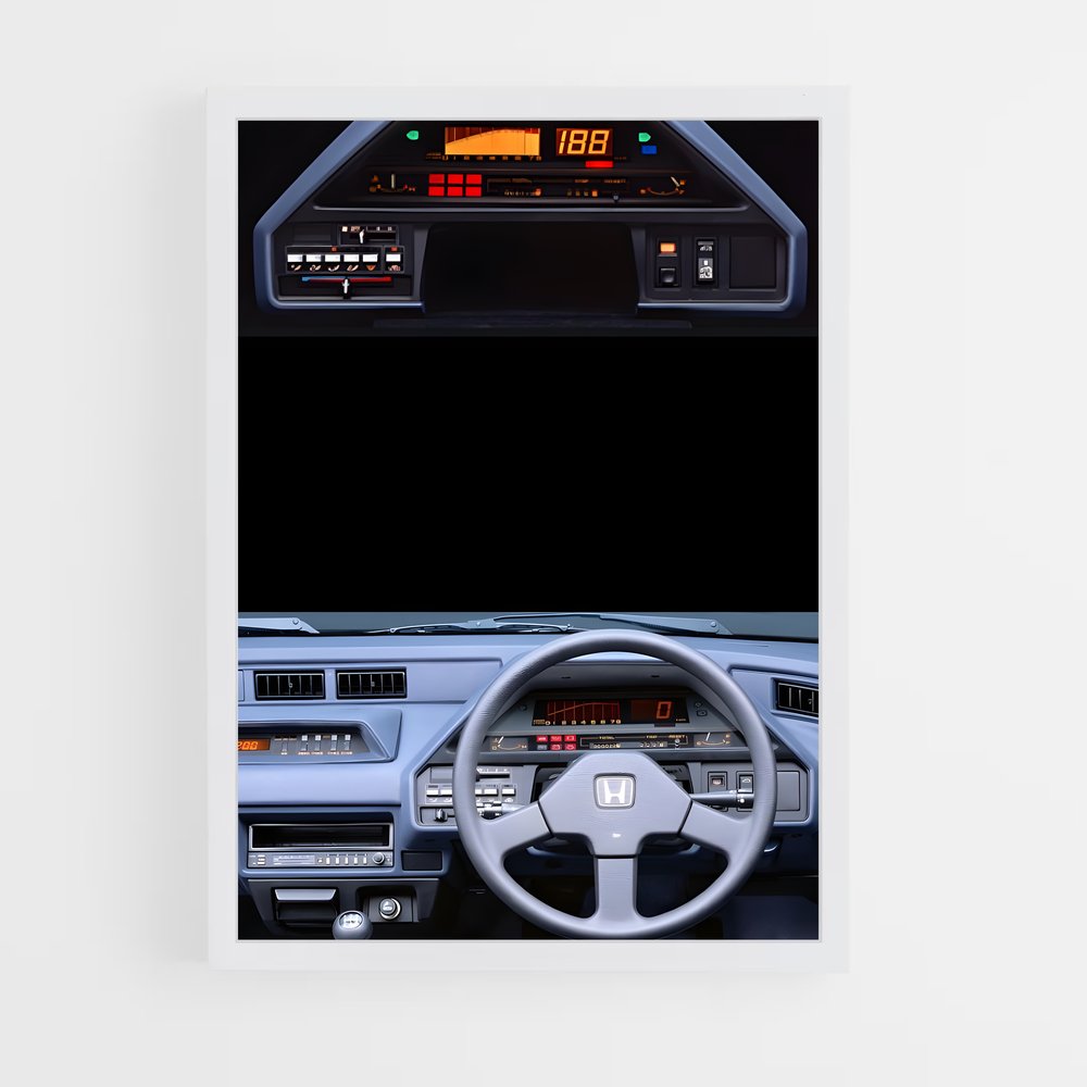 Poster Digital Drive – affiche Honda (vue 3)