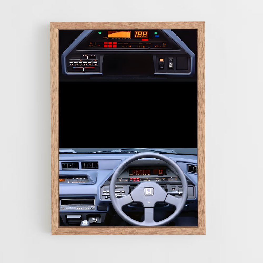 Poster Digital Drive – affiche Honda (vue 4)