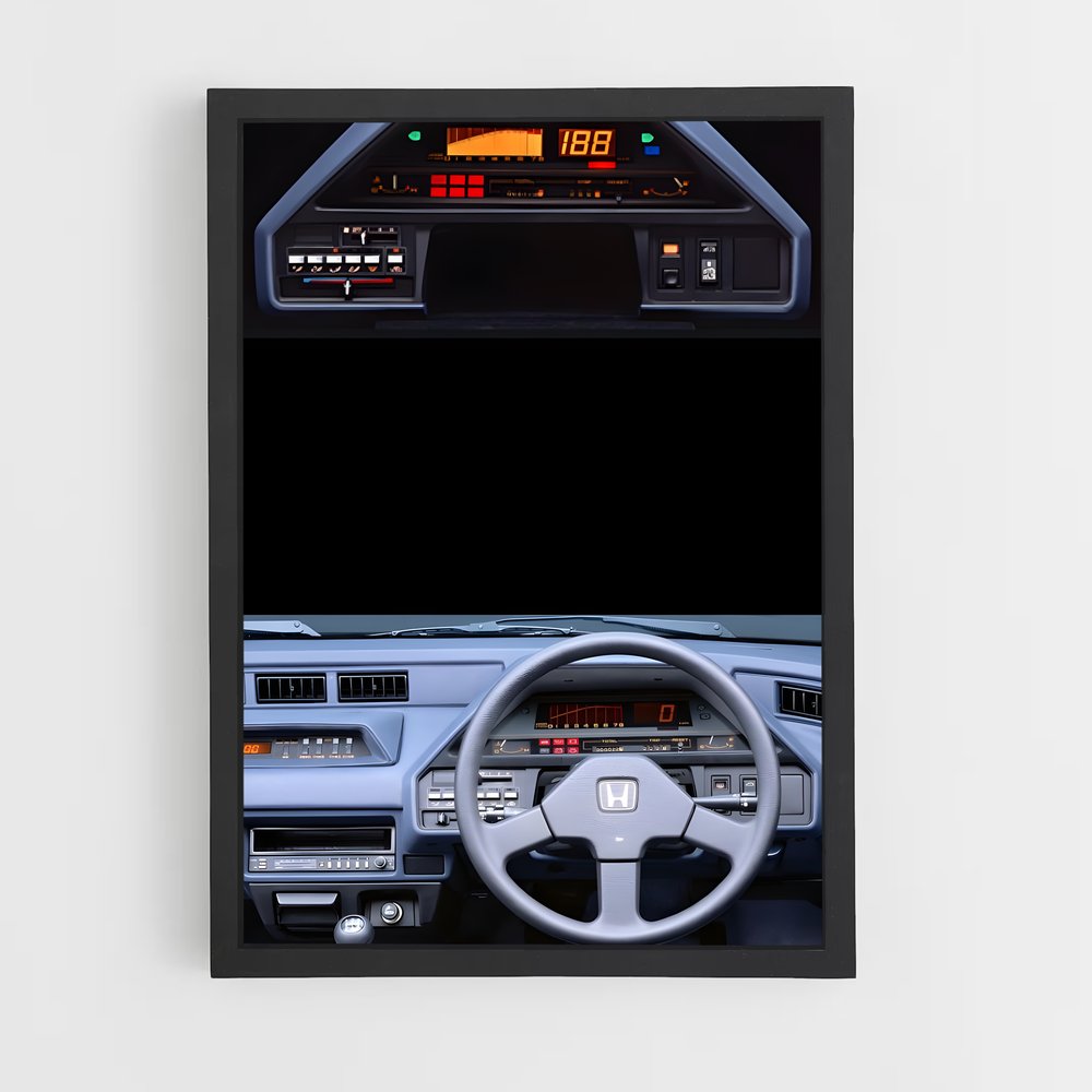 Poster Digital Drive – affiche Honda (vue 2)