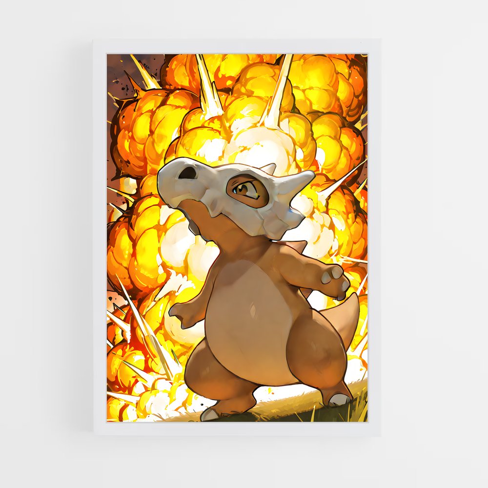 Poster Cubone Inferno – affiche Pokemon (vue 3)