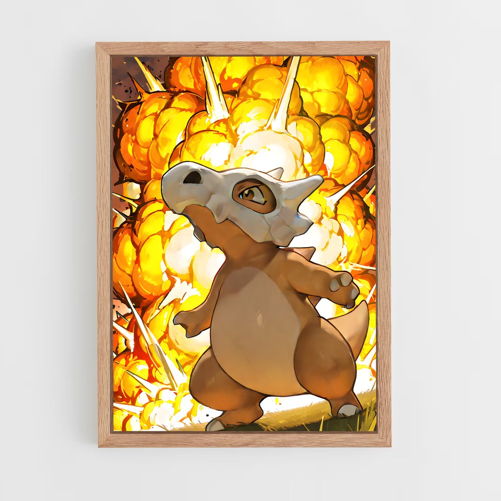 Poster Cubone Inferno – affiche Pokemon (vue 4)