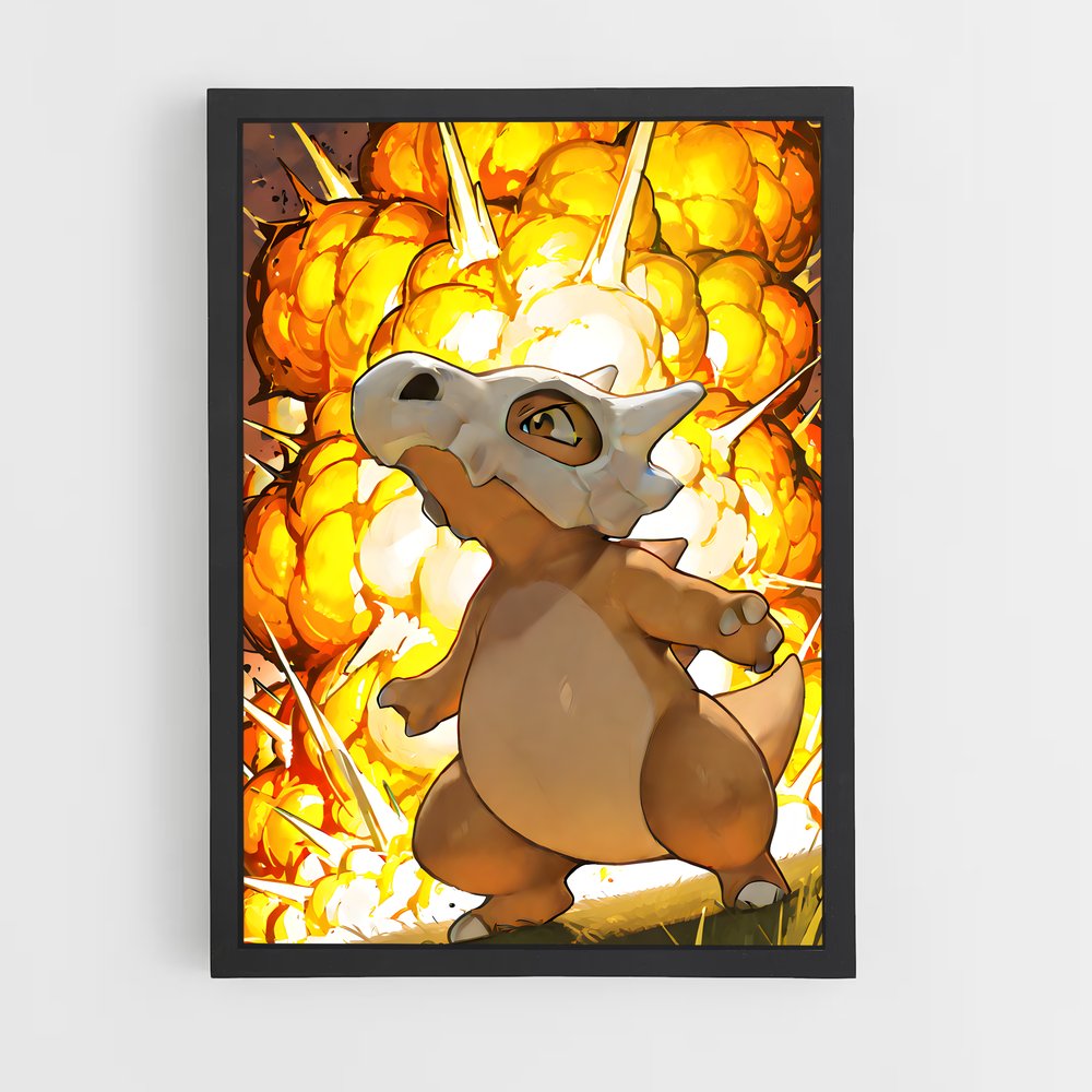 Poster Cubone Inferno – affiche Pokemon (vue 2)