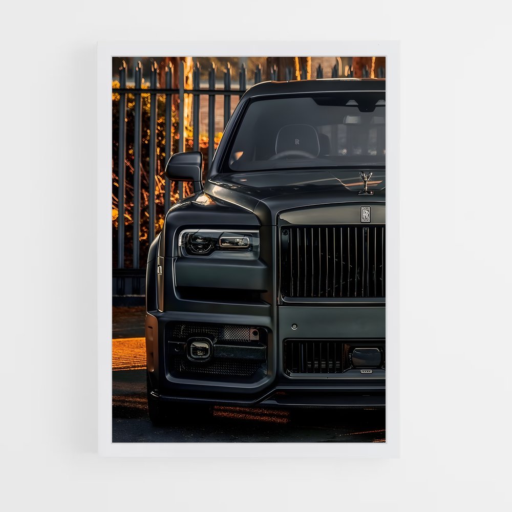 Poster Élégance Noir – affiche Rolls-Royce (vue 3)