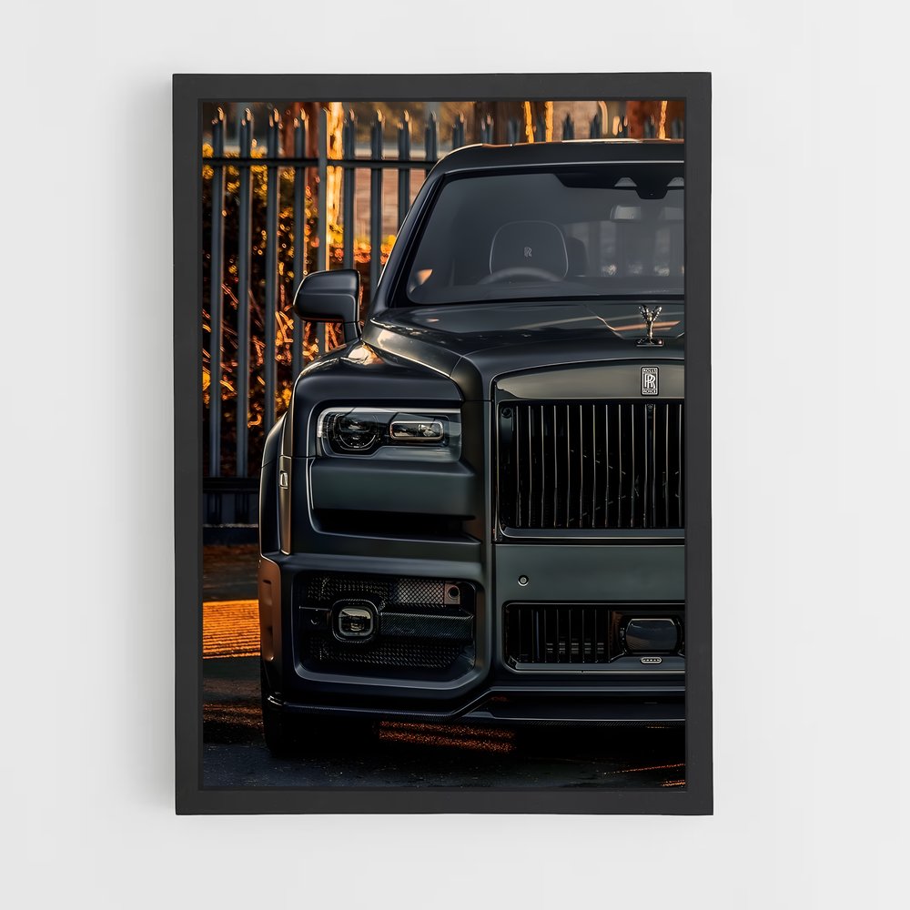 Poster Élégance Noir – affiche Rolls-Royce (vue 2)