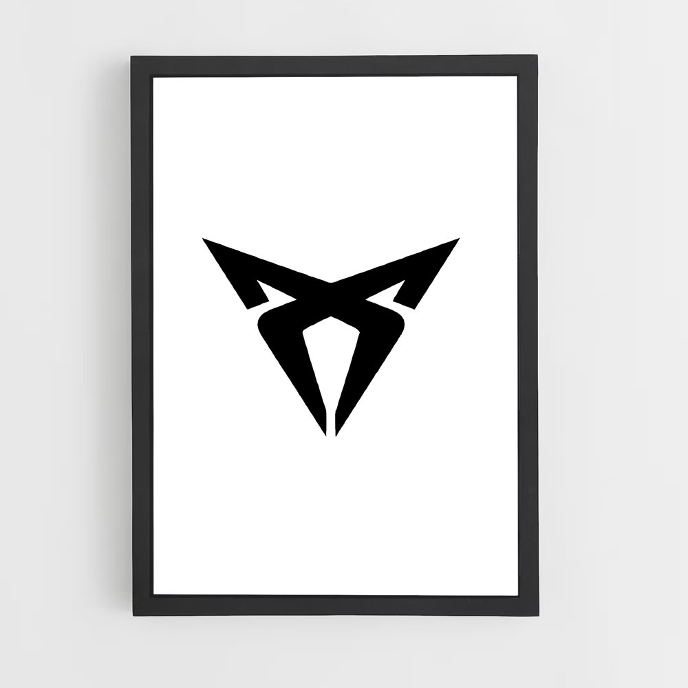Poster Y Noir et Blanc – affiche Cupra (vue 2)