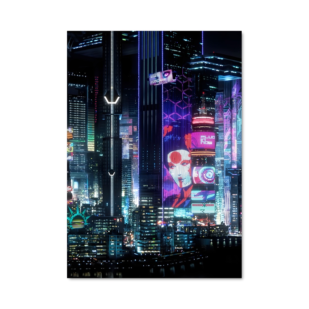 Poster Cyberpunk futuristes