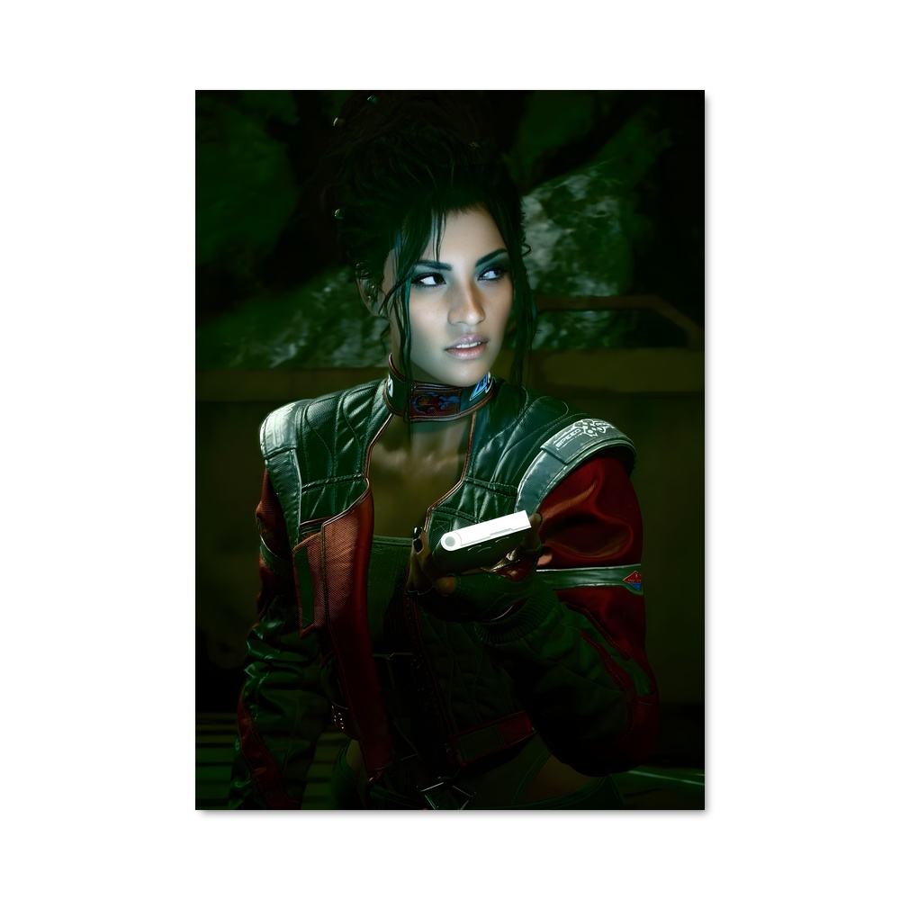 Poster Neo Femme – affiche Cyberpunk