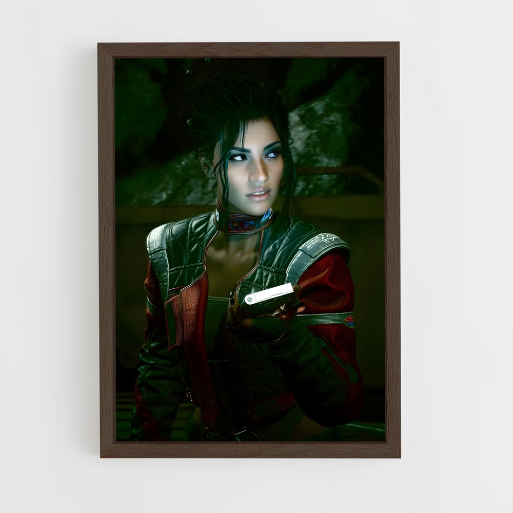 Poster Neo Femme – affiche Cyberpunk (vue 5)