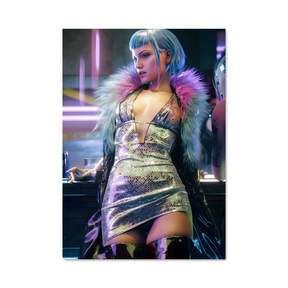 Poster Cyberpunk Éclats