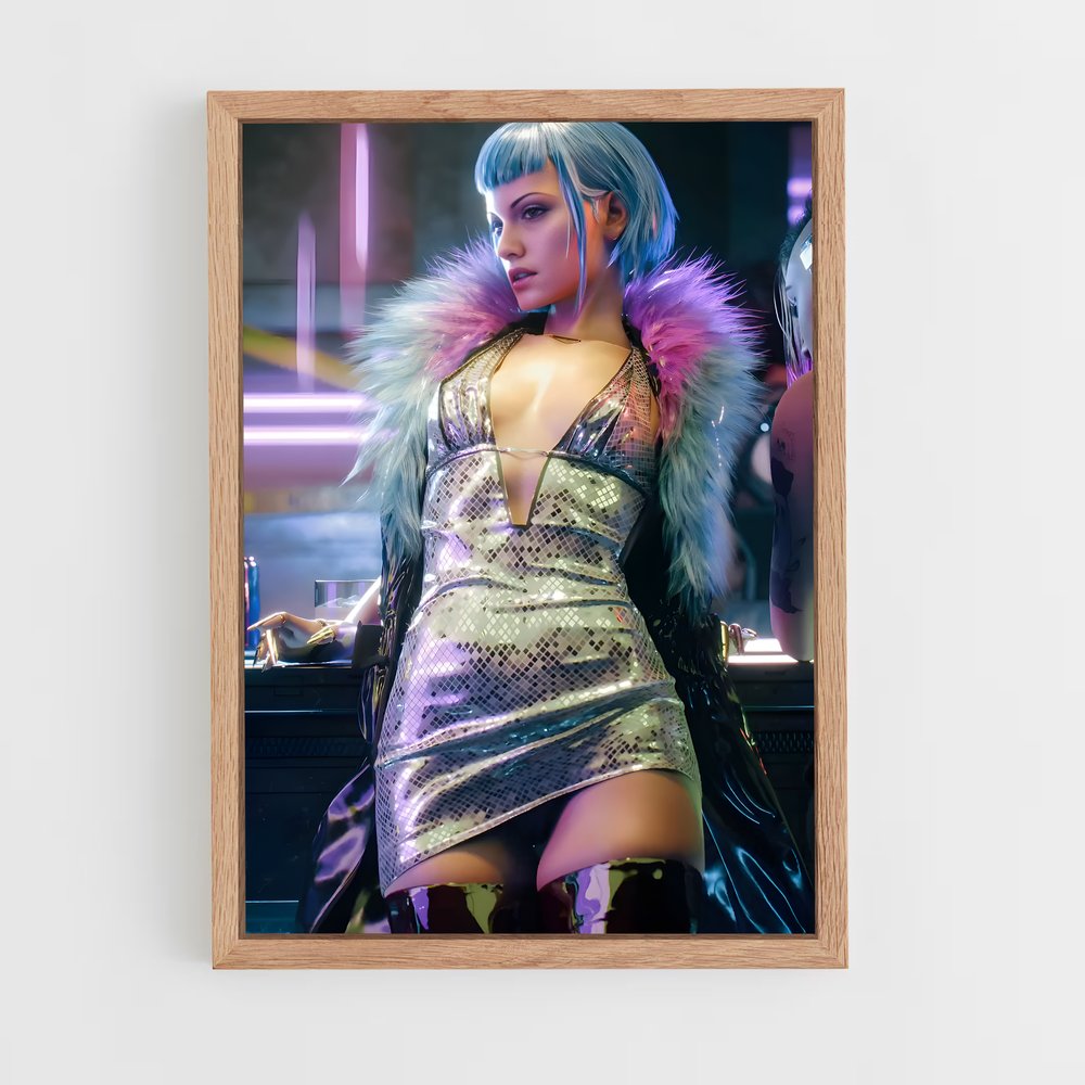 Poster Cyberpunk Éclats (vue 4)