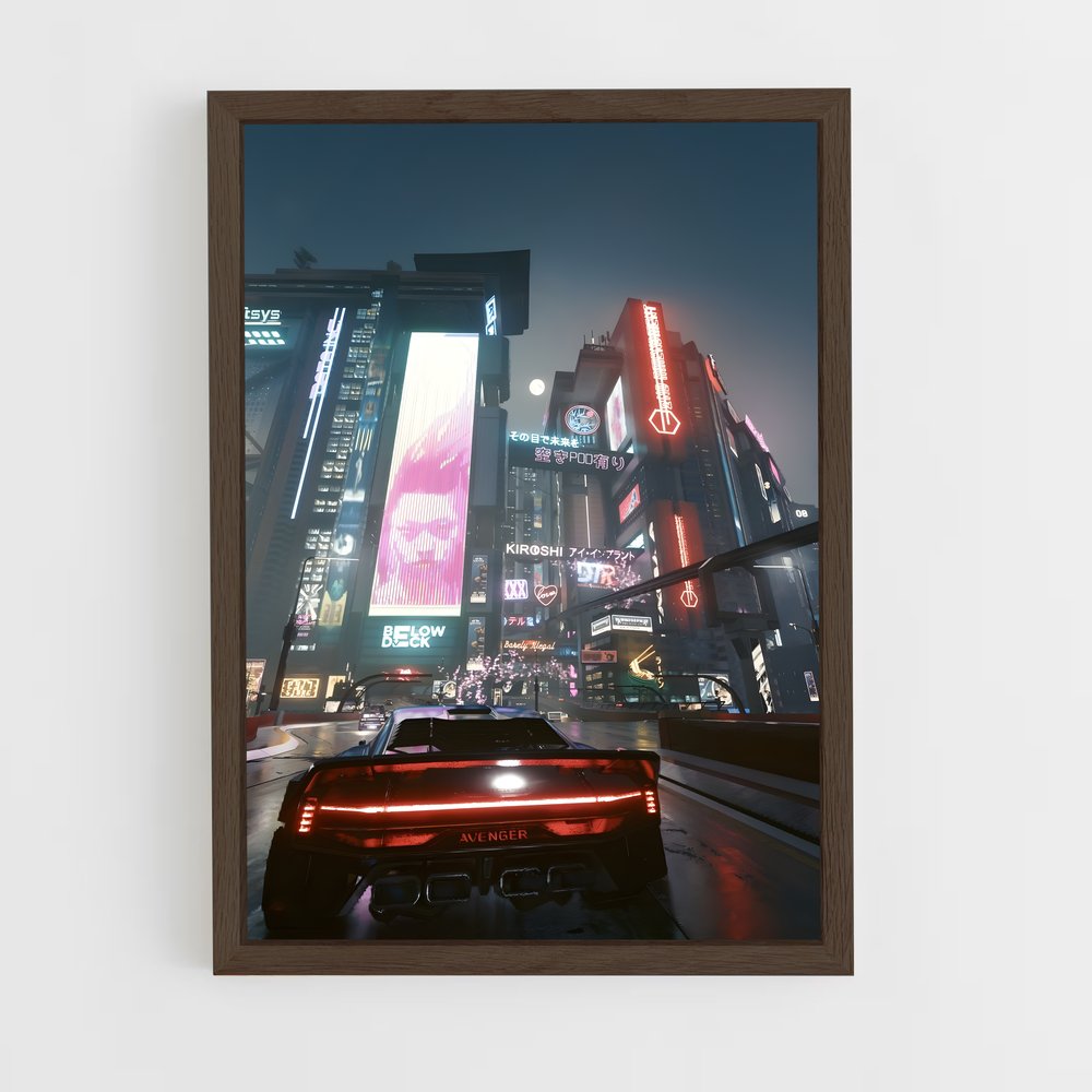 Poster Need for Speed: Cyberdrive – affiche Cyberpunk (vue 5)