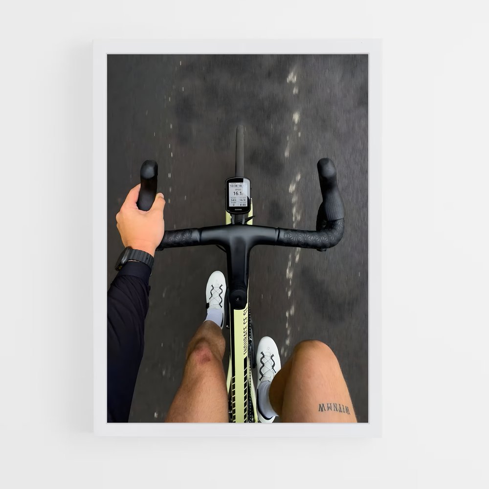 Poster Équilibre Sur Roues – affiche Cyclisme (vue 3)
