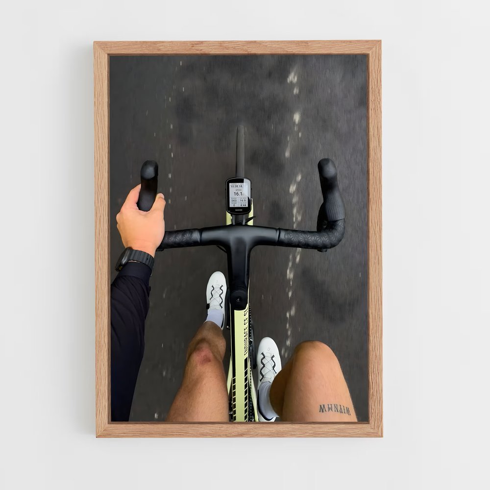 Poster Équilibre Sur Roues – affiche Cyclisme (vue 4)