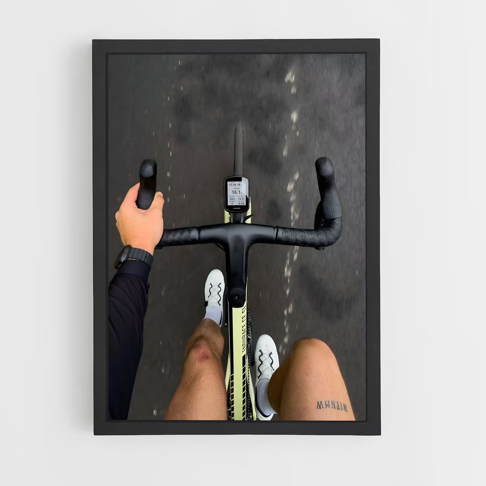 Poster Équilibre Sur Roues – affiche Cyclisme (vue 2)