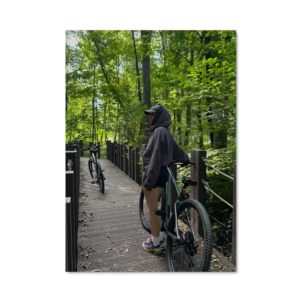 Poster Piste de Liberté – affiche Cyclisme