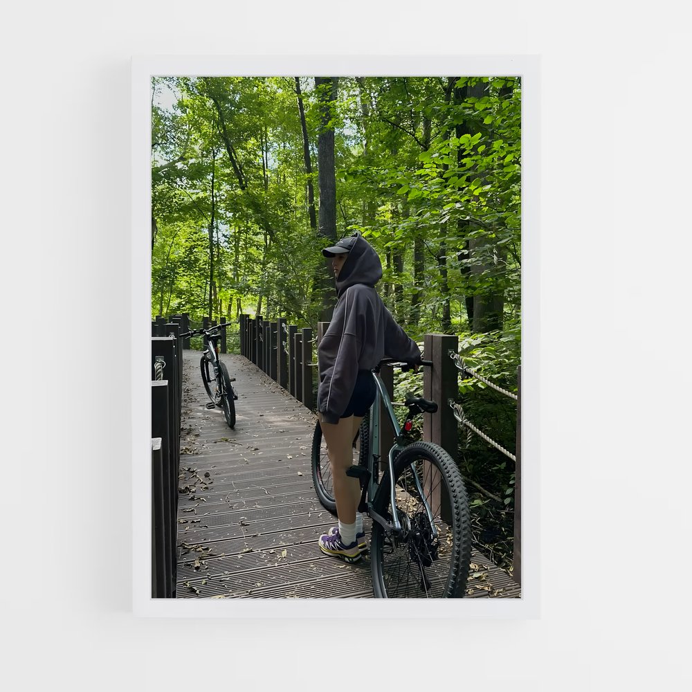 Poster Piste de Liberté – affiche Cyclisme (vue 3)