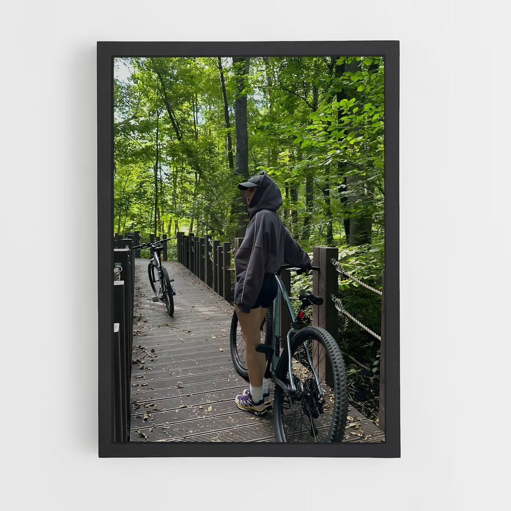 Poster Piste de Liberté – affiche Cyclisme (vue 2)