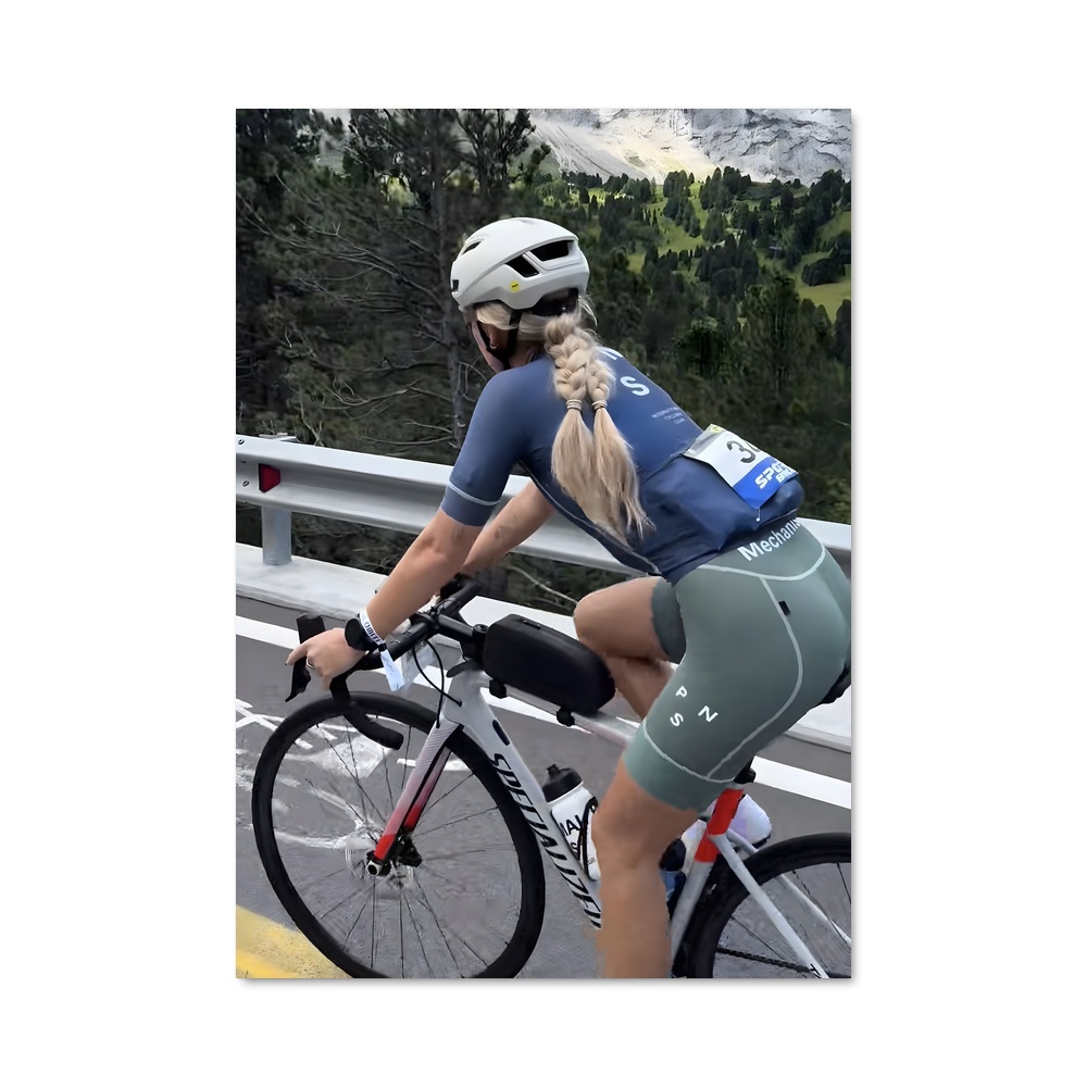 Poster Pédale et Liberté – affiche Cyclisme