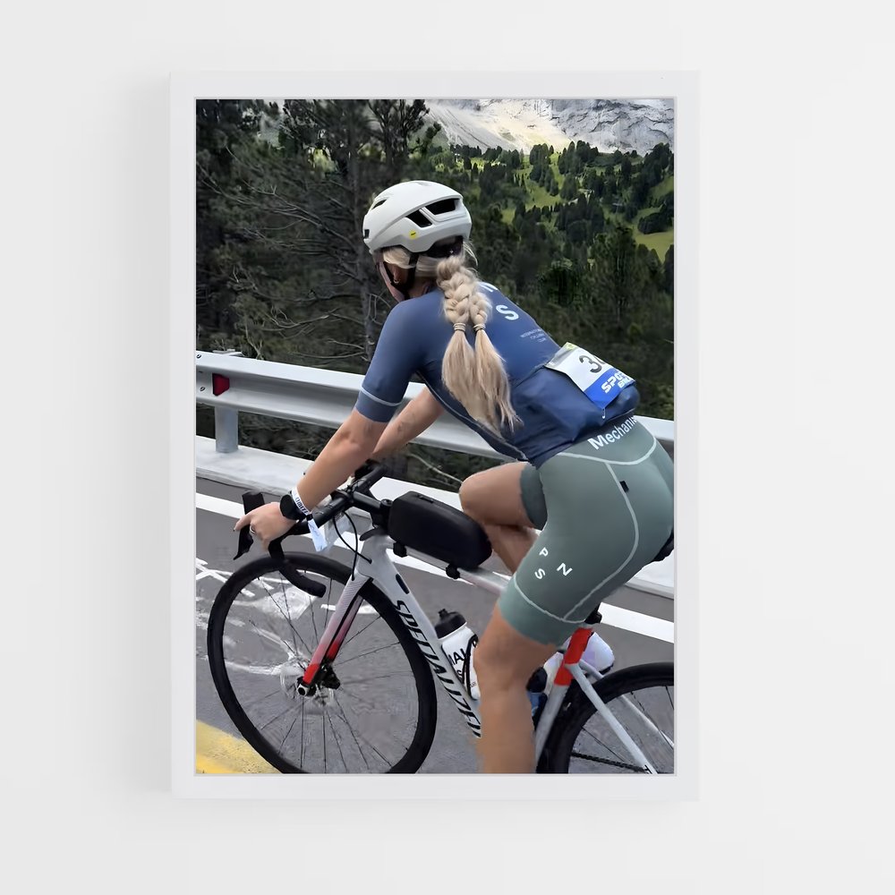 Poster Pédale et Liberté – affiche Cyclisme (vue 3)