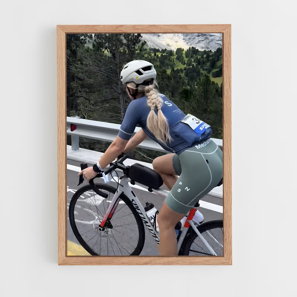 Poster Pédale et Liberté – affiche Cyclisme (vue 4)