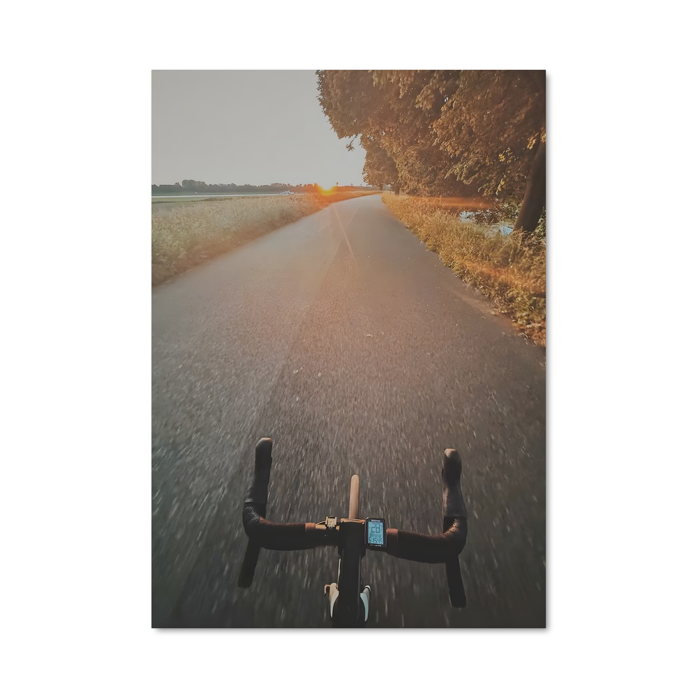 Poster La Route des Rêves – affiche Cyclisme