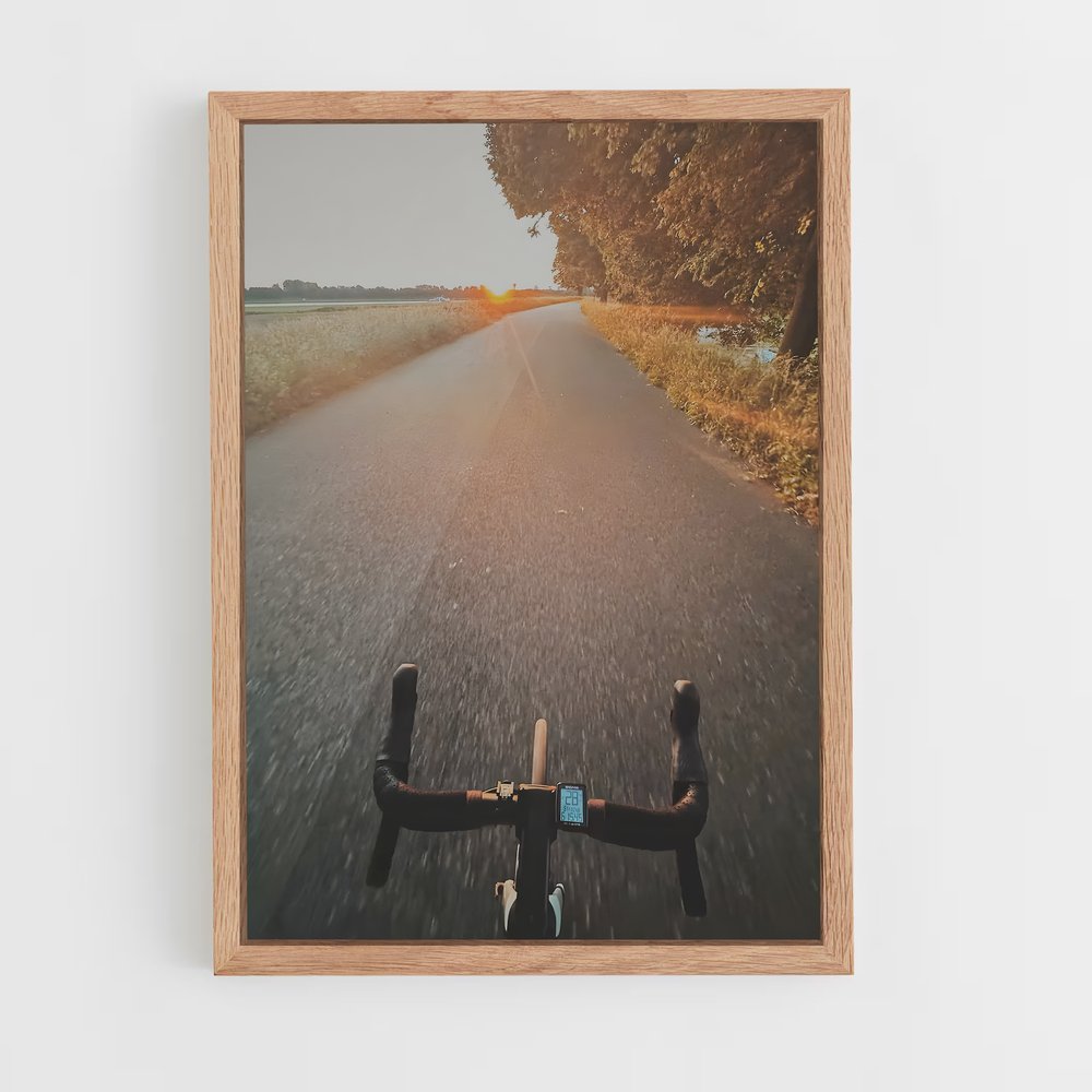 Poster La Route des Rêves – affiche Cyclisme (vue 4)