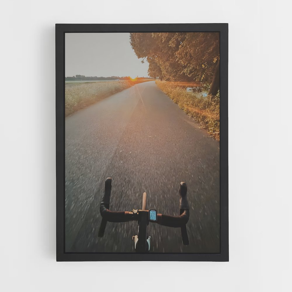 Poster La Route des Rêves – affiche Cyclisme (vue 2)