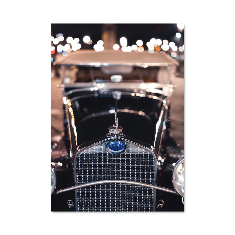 Poster Eclat Nocturne Automobile Ambiance moderne