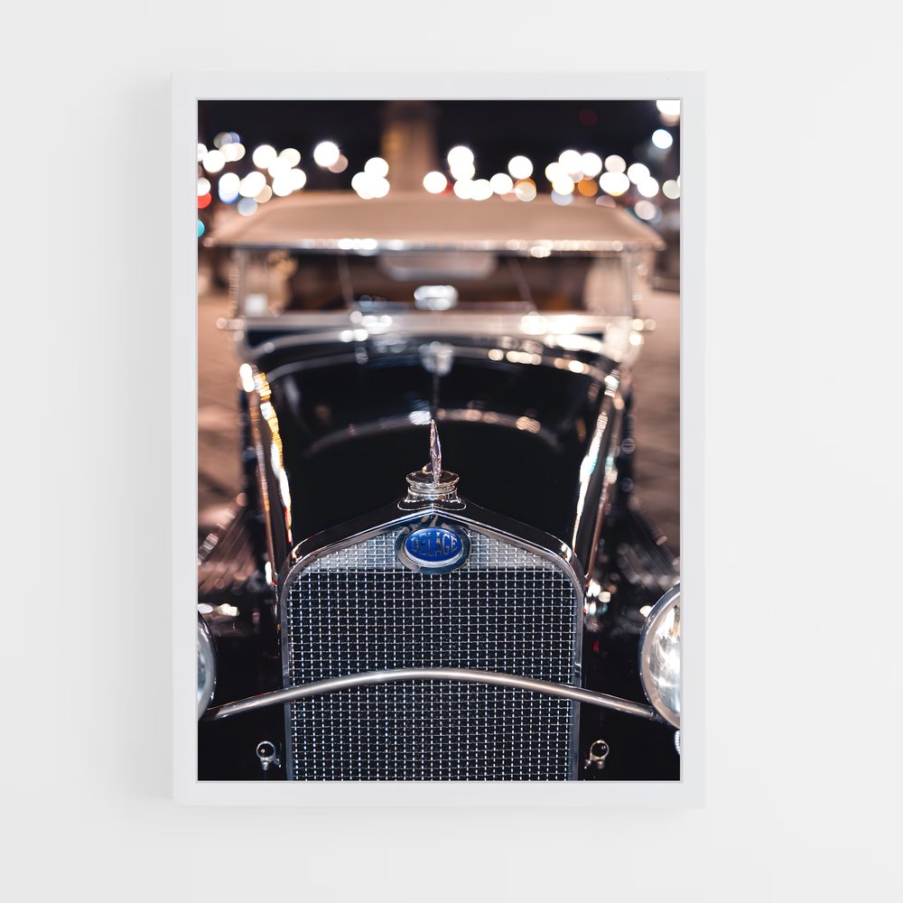 Poster Eclat Nocturne Automobile Ambiance moderne – affiche Delage (vue 3)