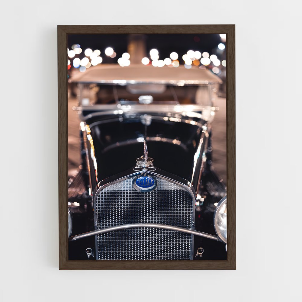 Poster Eclat Nocturne Automobile Ambiance moderne – affiche Delage (vue 5)