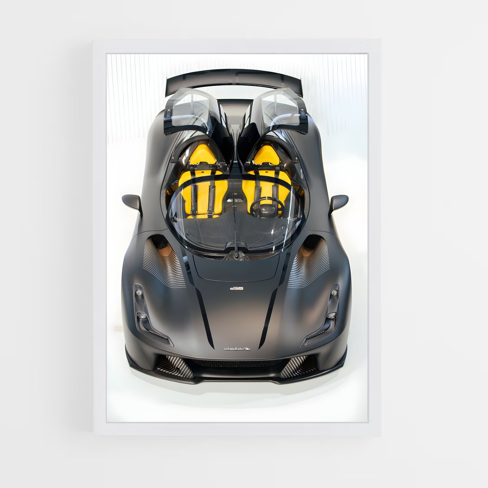 Poster Hypercar Dallara (vue 3)