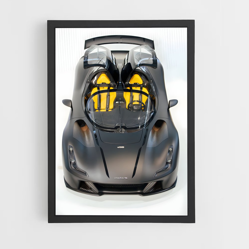 Poster Hypercar Dallara (vue 2)