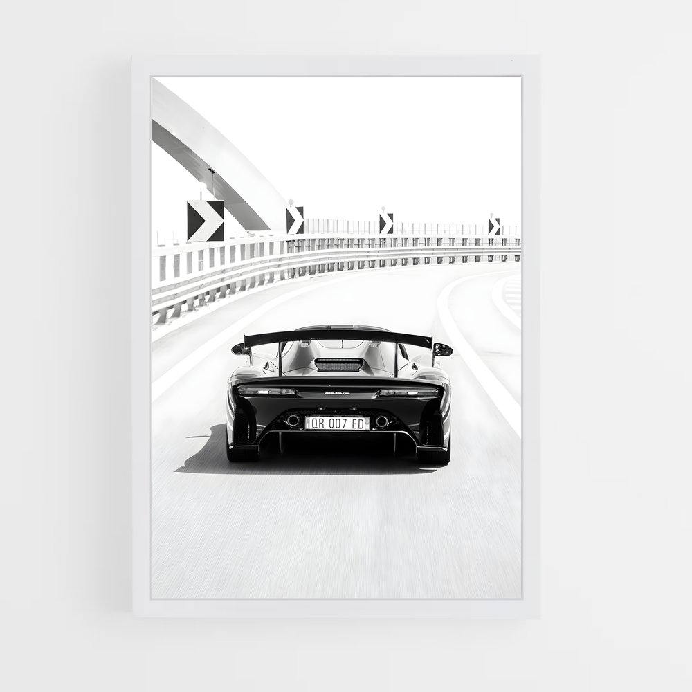 Poster Dallara Monochrome (vue 3)