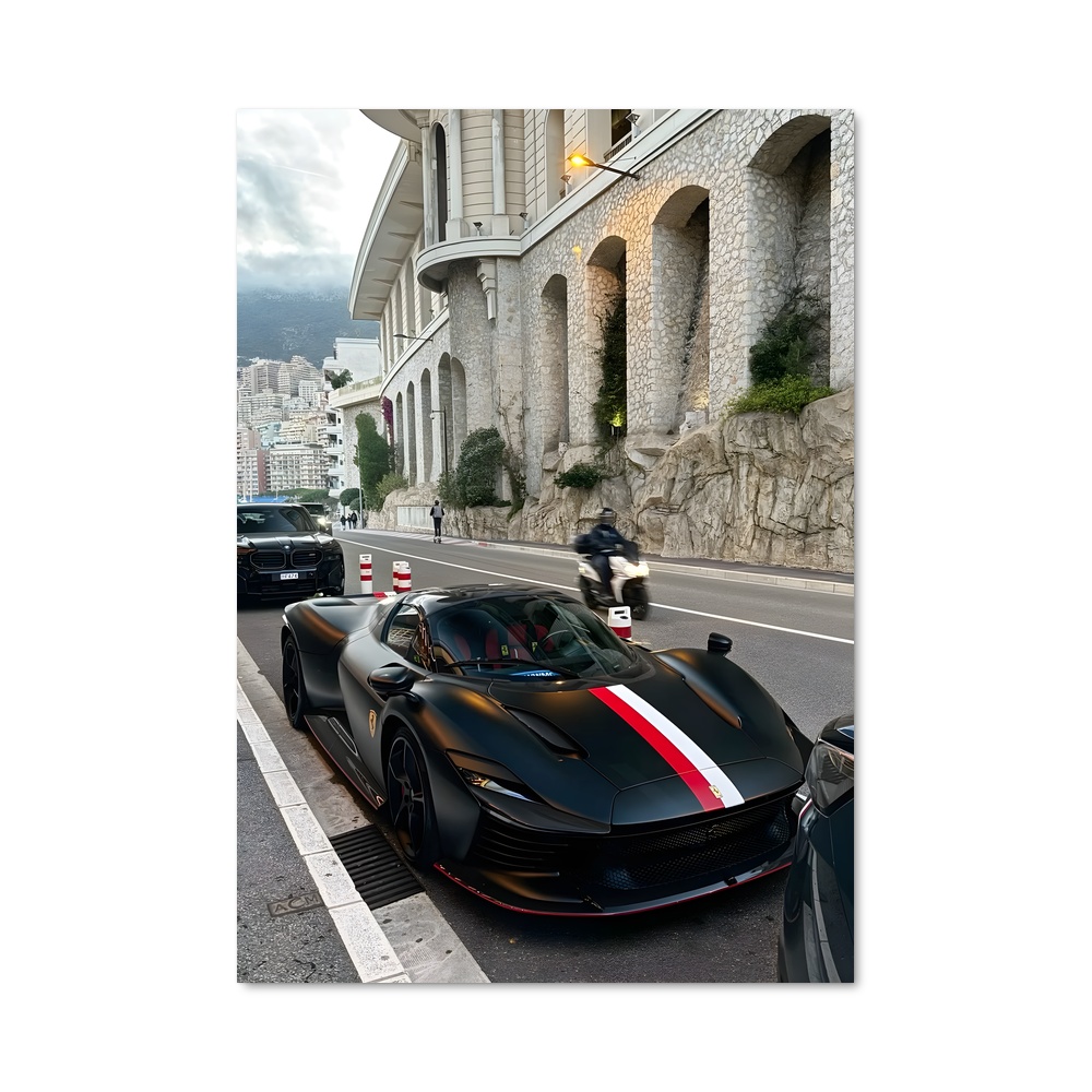 Poster Noir de Route