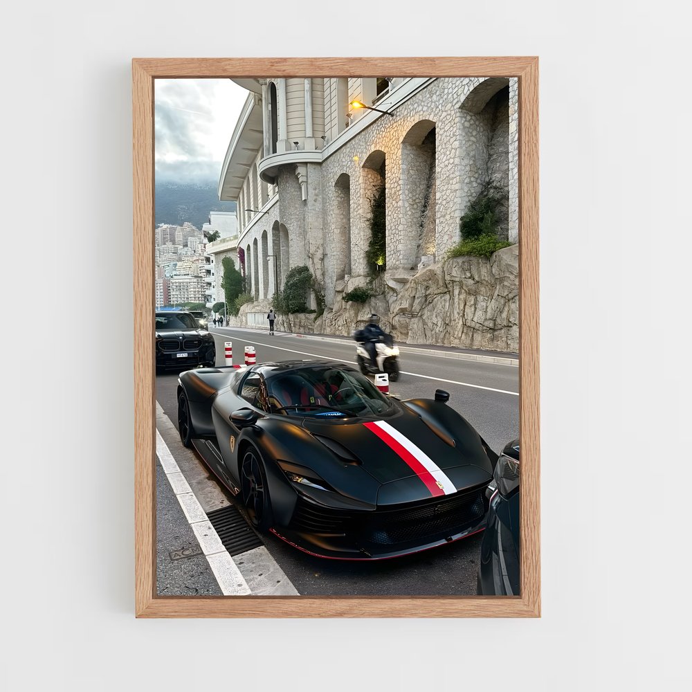 Poster Noir de Route – affiche Dallara (vue 4)