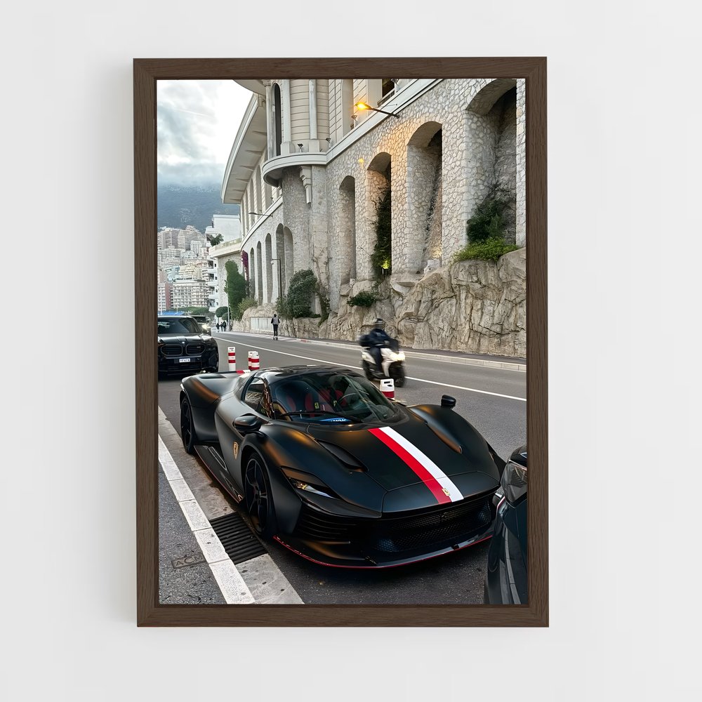 Poster Noir de Route – affiche Dallara (vue 5)