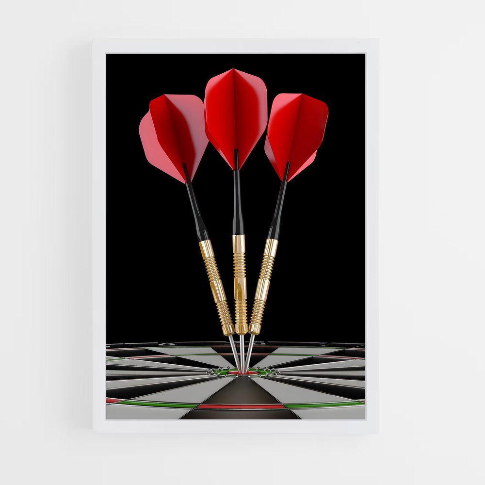Poster Bullseye – affiche Fléchettes (vue 3)